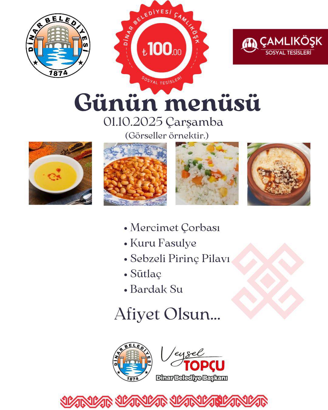 amlkk Sosyal Tesislerinde Gnn Mens!