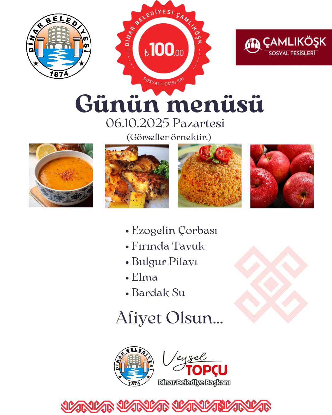 amlkk Sosyal Tesislerinde Gnn Mens!