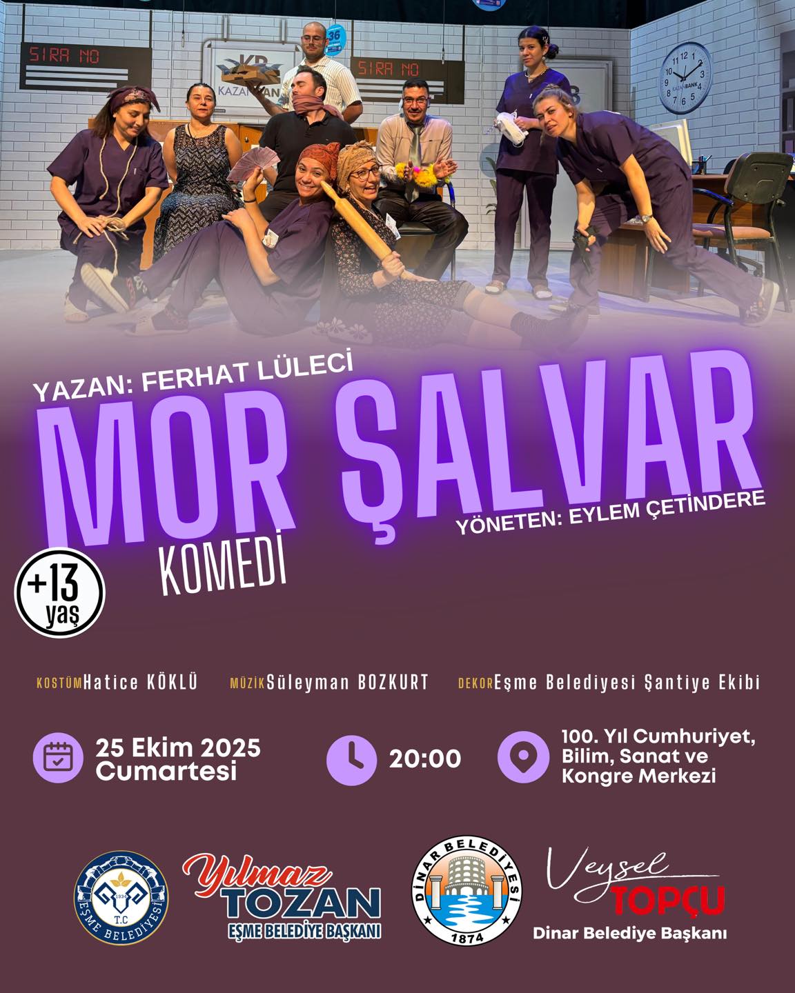 Mor alvar Tiyatrosuna Davetlisiniz!