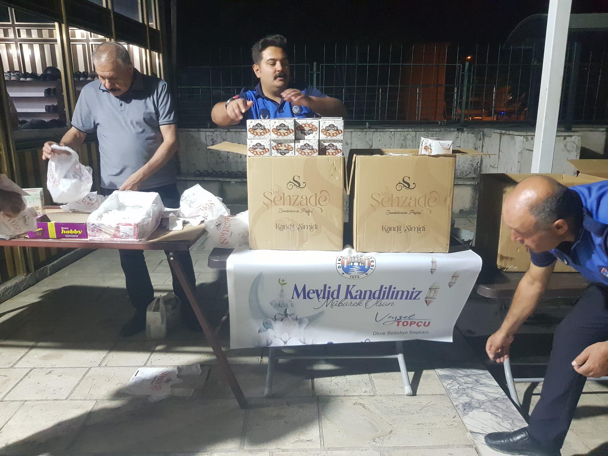 Dinar Belediyesi, Mevlid Kandili Dolaysyla Kandil Simidi Datt